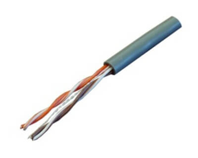 Кабель UTP 2PR 24AWG CAT5e (2х2х0,5) Cu CAT5e  (внутр.)(500m) OptimLAN