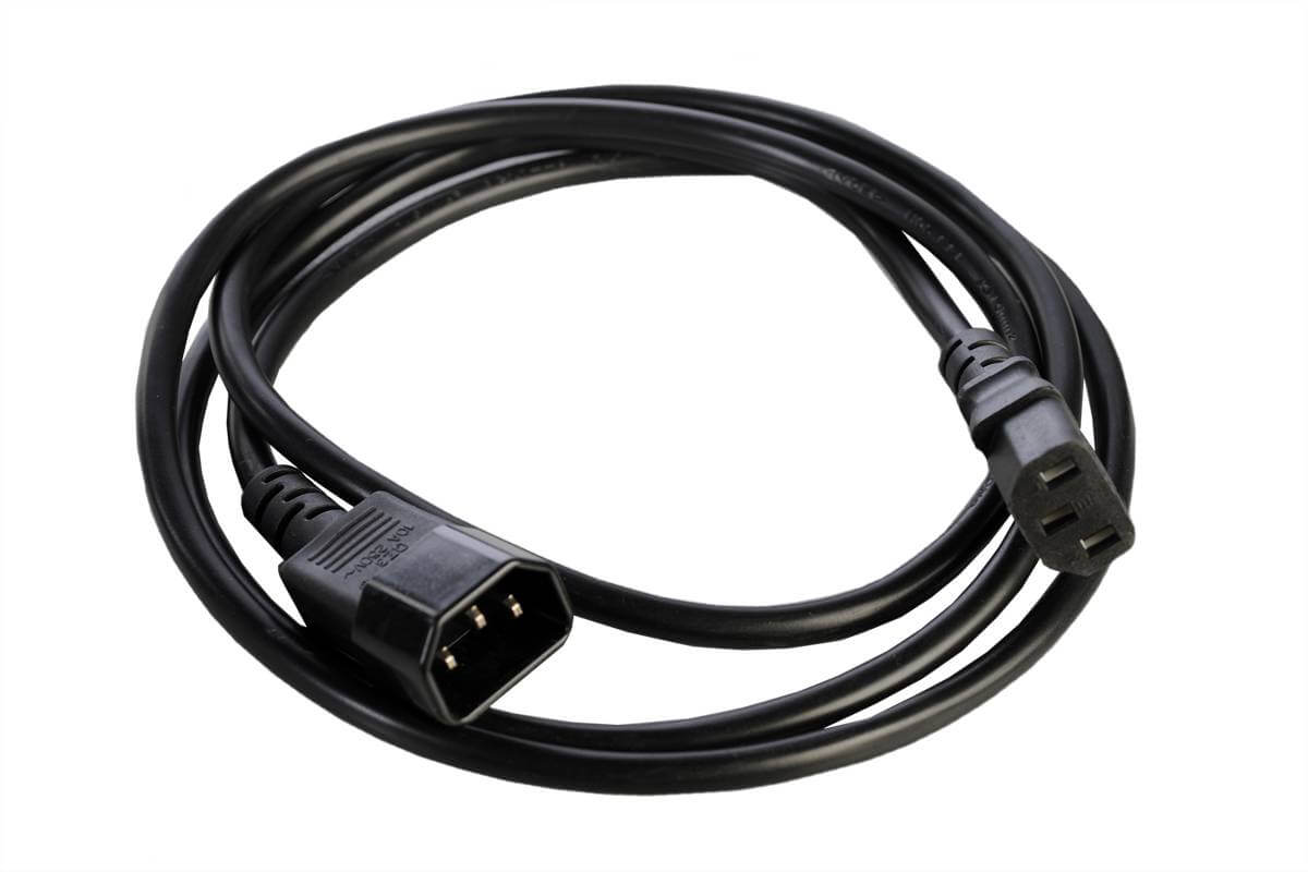 Шнур R-10-Cord-C13-C14-3 IEC 60320 C13/IEC 60320 C14, 10А/250В (3x1,0), длина 3 REM