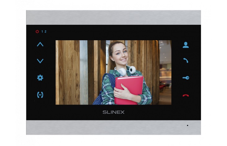 Монитор домофона SL-07N Cloud Silver+Black цветной Slinex