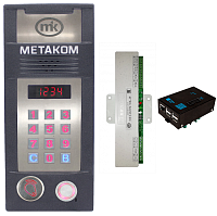 Комплект №3 (Блок вызова MК2018-RFiVH, Коммутатор MK-IP,Адаптер RDA Pro+ i-Shield) МЕТАКОМ